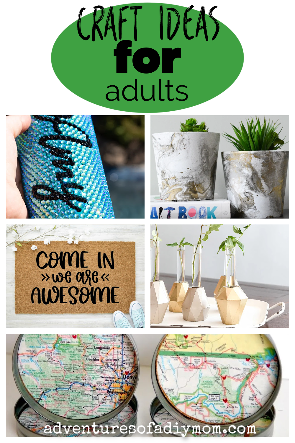 55+ Crafts for Adults - Adventures of a DIY Mom